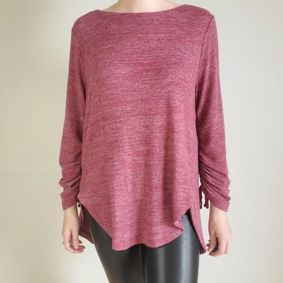Anthropologie Pink oversized top - Picture 2 of 9